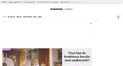 Desktop Screenshot of mammasidan.se